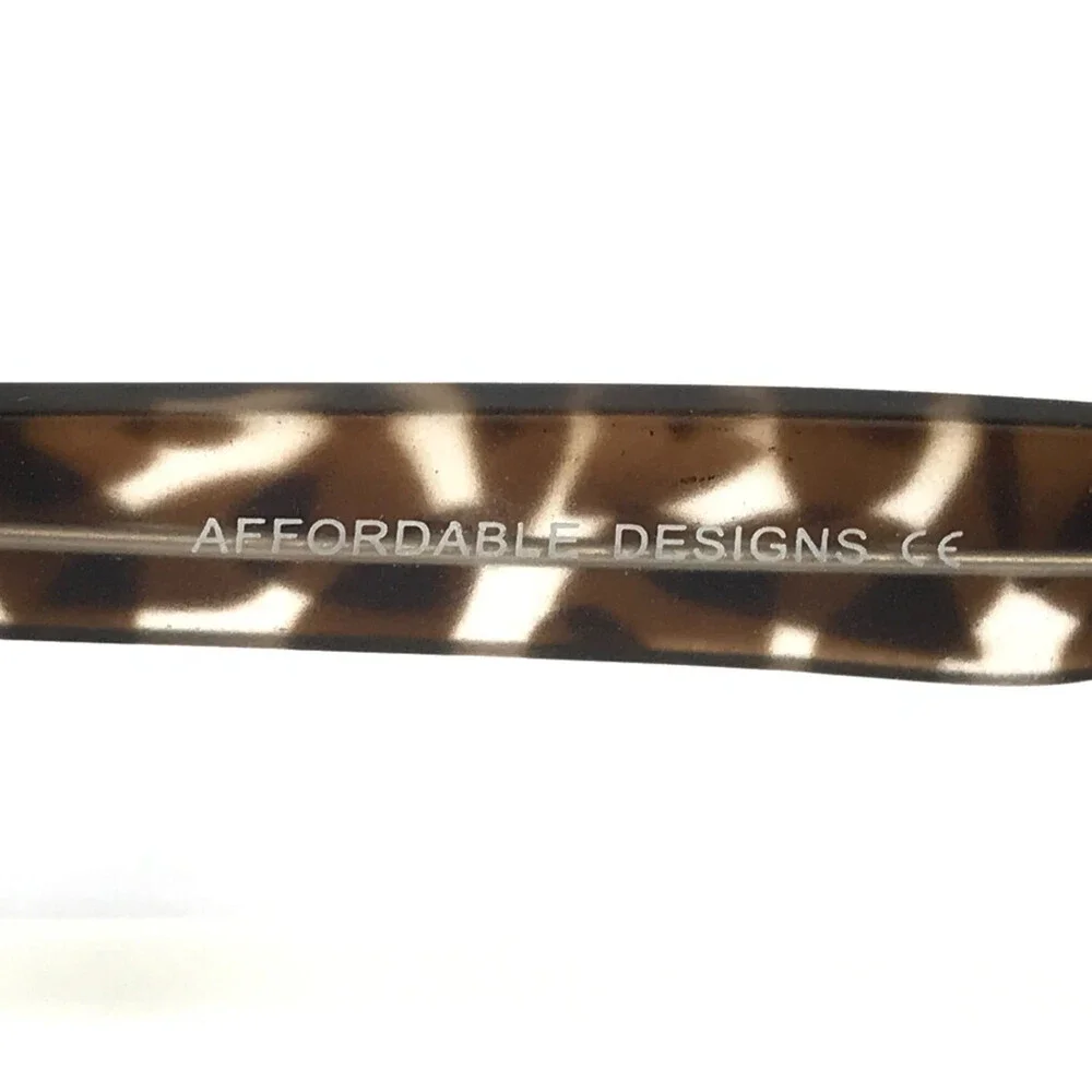 Affordable Designs Eyeglasses Frames BUTCH TORTOISE Rectangle Full Rim 47-18-135
